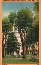 Postcard MA Harwich Center First Congregational Church Posted Vintage PC J1987 picture
