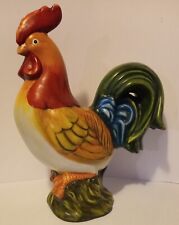 Large Ceramic Barnyard Rooster Figurine 16