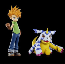 BN Studio Digimon Ishida Yamato Model In Stock Gabumon Statue Painted H11.7cm picture