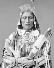 Native American CHIEF MEDICINE CROW Glossy 8x10 Photo Crow Nation Print Poster picture
