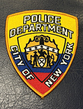 NEW YORK CITY Police Colombia country flag Novelty Collectible Patch picture