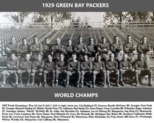 1929 Green Bay Packers Team Football Nfl World Champs 8x10 PHOTO PRINT REPRINT picture