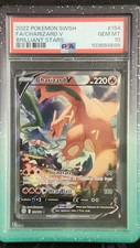 Pokemon PSA 10 Charizard V 154 Brillant Stars picture