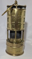Vintage Koehler 289-1A Brass Coal Mining Lamp picture