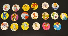 VINTAGE 1983 MARVEL SUPER-HEROES REYAUCA DISC CARD VENEZUELA RARE LOT OF 19 picture