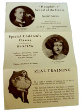 VINTAGE PAMPHLET HEMPHILL SCHOOL OF THE DANCE SAN DIEGO CAL  BALL ROOM c.1930 picture