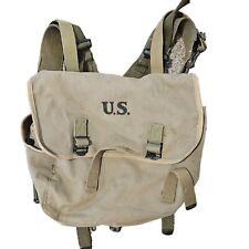 WW2 M1936 Field, Musette Bag, Puce Manufacturing KANSAS CITY 1942 picture