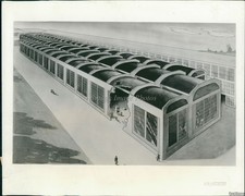1942 Westinghouse Electric Egg Shell Concrete Bldg Plan Construction Photo 8x10 picture