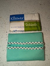 Vintage 1970s Kleenex Pocket Pack And Travel Purse Tissues Holder.  picture