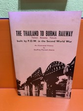 Thailand To Burma Railway Built By P.O.W. In World War 2 Book Rare  picture