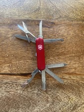 Victorinox MiniChamp 58mm Red Swiss Army Knife Pen LED Keychain EDC picture