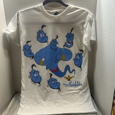 Vintage Giggles Walt Disney’s Aladdin Girl’s T shirt nightgown Genie Tee 6x picture