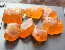 140 Carats Top Quality Hessonite Garnet Orange Color Facet Grdae From Africa picture