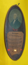 VTG Oval George Washington Speech Framed picture