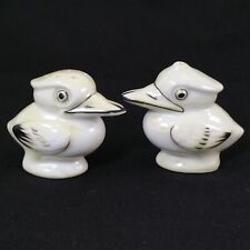 Vintage Kookaburra Birds Lusterware Salt And Pepper Shakers Japan picture