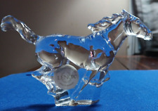 LENOX German Crystal Horse sculpture -- MORNING RUN Mustang picture