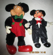 VINTAGE MICKEY MOUSE DOLLS LOT OF TW0 picture