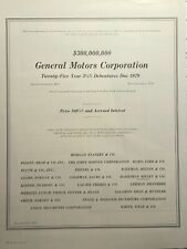 General Motors Corporation 25 Year Debentures Vintage Print Ad 1954 picture