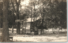 Hillside Camp Club Belgrade Maine RPPC c1940'S Postcard picture
