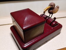 Antique Metal Cigarette Holder,Distr. 1940s Rare Works Great picture
