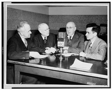 William Green Harvey W. Brown Elbert Thomas James B. Carey ABC Broadcast 1949 picture