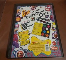Nickelodeon Gak Mattel Vintage Framed Print Ad 1995 8.5x11  picture