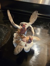 DANBURY MINT BREAKING COVER SCULPTURE OF PHEASANTS BY NICK BIBBY picture