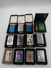 Lot of 12 Zippo Lighters Vintage Collection - Scream, AC/DC, Camel, Eyeballs +++ picture