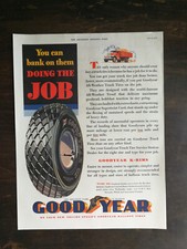 Vintage 1932 Goodyear Good Year Supertwist Cord Tires Full Page Original Ad 424 picture