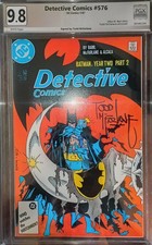 DETECTIVE Batman Comic #576 9.8 TODD MCFARLANE Signed PGX cgc like Autogaph auto picture