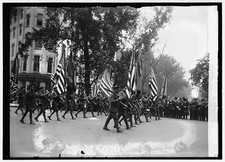 Photo:Washington DC 1924 1st Div AEF Monument Dedication Soldiers Parade picture