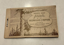 Vintage 1930s Panel Art 8 Prints Redwood Empire Lanes Redwood Flat Photo Album picture