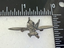 WWII WASP Fifinella Pin Vintage Gremlin Female Pilot Propeller Wing 1.5 