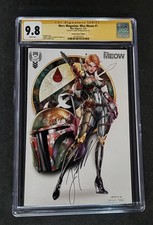 Merc Magazine Miss Meow #1 CGC SS 9.8 Bounty hunter SIGNED By Jamie Tyndall picture