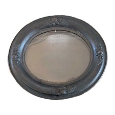Antique c. 1860s Victorian Oval Ebonized Frame w/ Old Glass ~ holds 8