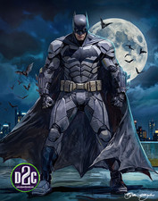 Comic Art One of a Kind Painting/The Batman picture