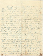 MI 8th Soldier Mentions Battle Of Nashville, Hood On The Run, Frozen Fingers picture