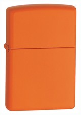 Zippo Windproof Orange Matte Lighter, 231, New In Box picture