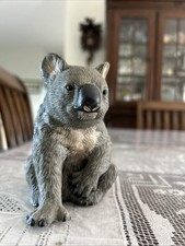 KOALA BEAR Figurine Vintage Royal Heritage Bisque Porcelain Grey 4