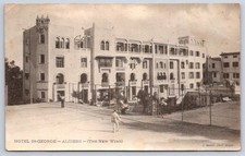 Alger Antique Algeria Postcard ALGIERS Hotel St. George New Wing 1908 picture