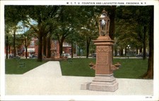 Fredonia New York NY WCTU Fountain Temperance 1900s-20s Vintage Postcard picture