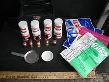1980s TRC GREASE & OIL SALESMAN SAMPLE KIT - CAT DIESEL RIGS SPICER TRANNYS picture
