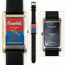 Andy Warhol Campbells tomato soup collection watch  picture
