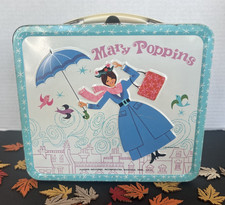Vintage 1965 Disney’s Mary Poppins Metal Lunchbox~ NO THERMOS~GREAT CONDITION picture