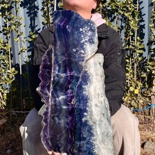 11.46LB Natural beautiful Rainbow Fluorite Crystal flake original stone specimen picture