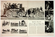 1940s Magazine Ad Ephemera: Sure-Fit Slip Covers, AC Oil Filters, Horse Party picture