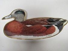 Vintage Wigeon Duck by A.J. Rudisill Fine Porcelain Trinket Dish Wall Decor picture