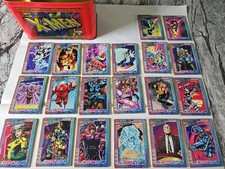 1996 X-Men Limited Edition Metallic Impressions 20 Card  complete set DAMAGED picture
