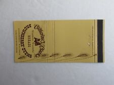K33 Vintage Matchbook Cover WI Wisconsin Catherine Clarks Brownberry Ovens picture