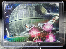 2025 Topps Star Wars Chrome Galaxy X-Wing and The Death Star SWIN-1 /75  picture
